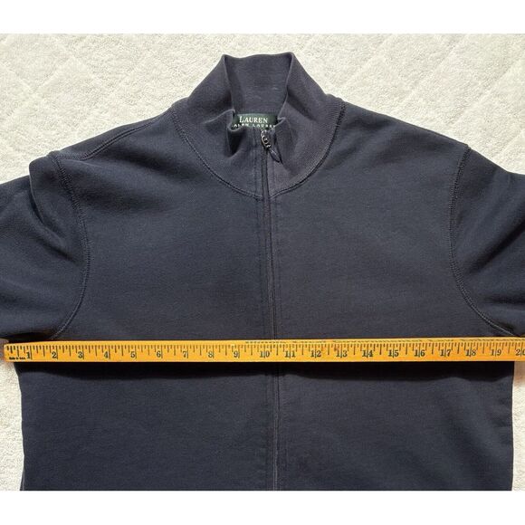 Lauren Ralph Lauren LRL Full Zip Womens PS Petite Small Sweatshirt Mock Neck 368 - Picture 6 of 10